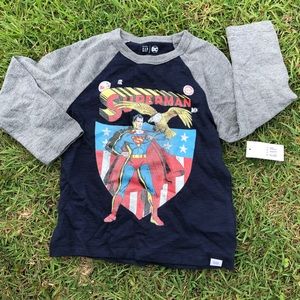 NWT ShIRTS Baby gap shirt & Superman